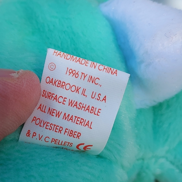 Ty Beanie Babies Hippity The Mint Bunny - Picture 6 of 8